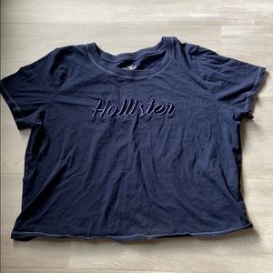 Hollister slim tee crop top